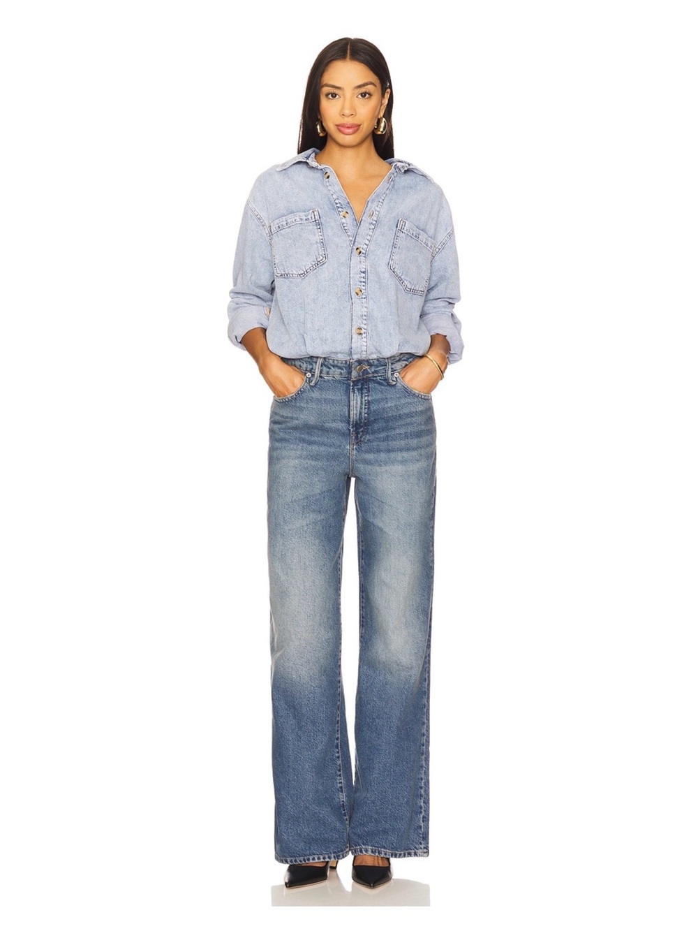 Good American Denim Jumpsuit NWT